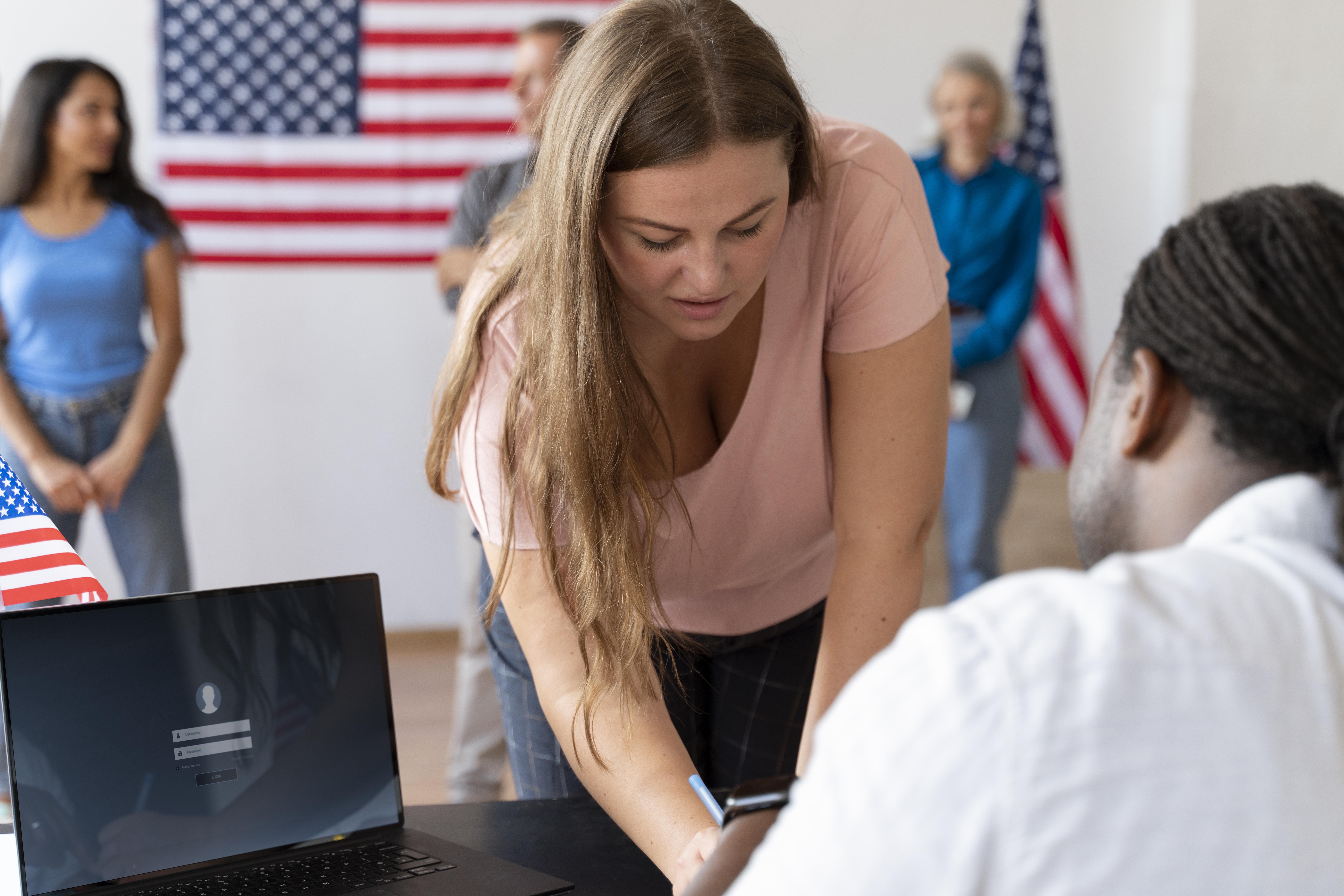 woman-registering-vote-united-states